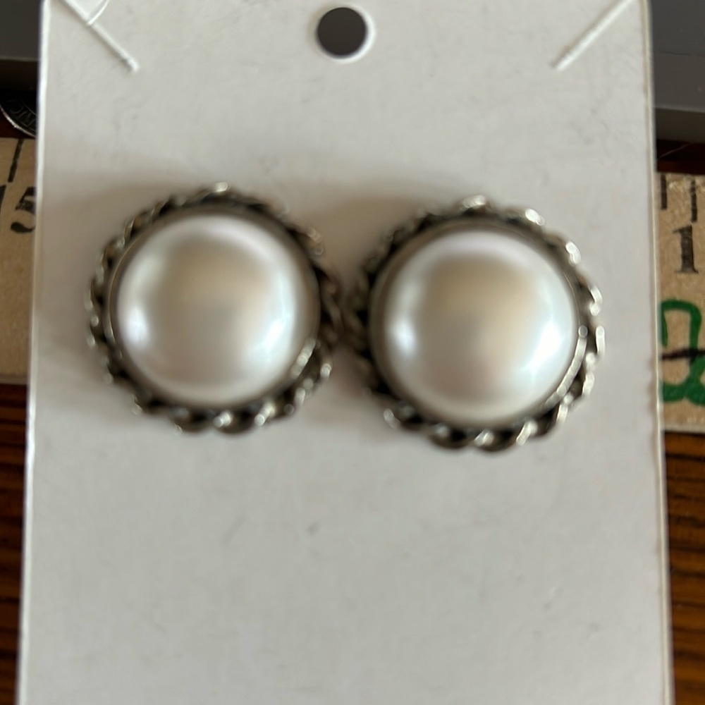Vintage Vogue Pierced Earrings